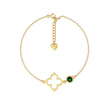 Load image into Gallery viewer, Moroccan Clover Bracelet
