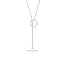 Load image into Gallery viewer, Halo T-Bar Necklace
