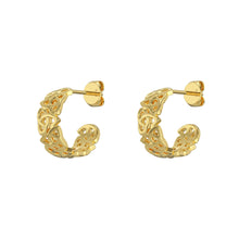 Load image into Gallery viewer, TRINITY HOOP EARRINGS
