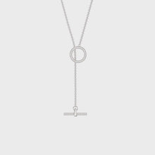 Load and play video in Gallery viewer, Halo T-Bar Necklace
